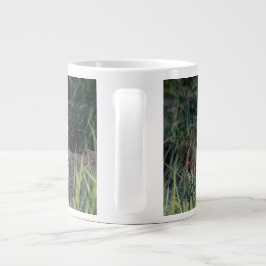 Niedliche Kleintiere | Paar von Red Fox Kit Geschw Jumbo-Tasse (Rückseite)