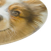 Niedliche Kleintiere | Patriotic Corgi Puppy Schneidebrett (Ecke)