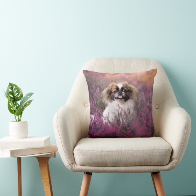 Niedliche Kleintiere | Pekingese Puppy Kissen (Stuhl )