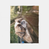 Niedliche Kleintiere | Pekingese Welpe im Auto Fleecedecke (Vorderseite)