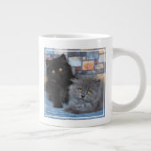 Niedliche Kleintiere | Persische Kätzchen auf der Jumbo-Tasse (Rechts)