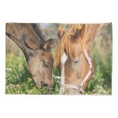 Niedliche Kleintiere | Pferdekälte Kissenbezug (Rückseite)