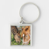 Niedliche Kleintiere | Pferdekälte Schlüsselanhänger (Vorne)