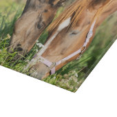 Niedliche Kleintiere | Pferdekälte Schneidebrett (Ecke)