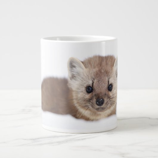 Niedliche Kleintiere | Pine Marten Jumbo-Tasse (Vorderseite)