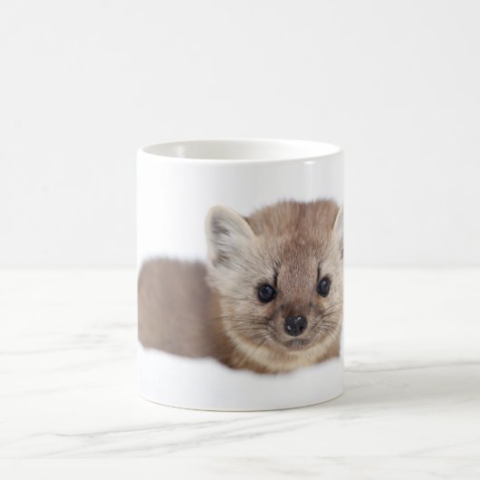 Niedliche Kleintiere | Pine Marten Kaffeetasse (Mittel)