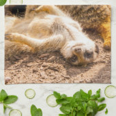 Niedliche Kleintiere | Playful Meerkats Geschirrtuch (Gefaltet)
