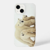 Niedliche Kleintiere | Polar Bear Family iPhone Hülle (Rückseite)