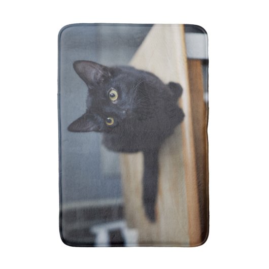 Niedliche Kleintiere | Portrait einer Schwarzen Ka Badematte (Vorderseite Vertikal)