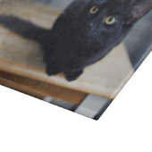 Niedliche Kleintiere | Portrait einer Schwarzen Ka Schneidebrett (Ecke)