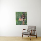 Niedliche Kleintiere | Red Fox Kit Relaxen Wandteppich (Beispiel)