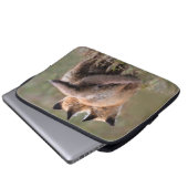 Niedliche Kleintiere | Red Fox Kits Locking Schwan Laptopschutzhülle (Vorne Knopf)