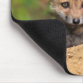 Niedliche Kleintiere | Red Fox Pup Mousepad (Ecke)