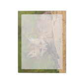 Niedliche Kleintiere | Red Fox Pup Notizblock (Rotiert)