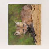 Niedliche Kleintiere | Red Fox Pup Puzzle (Vertikal)