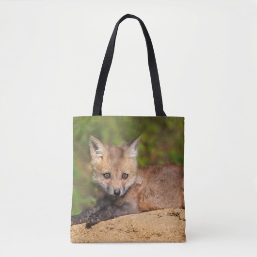 Niedliche Kleintiere | Red Fox Pup Tasche (Vorderseite)