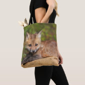 Niedliche Kleintiere | Red Fox Pup Tasche (Von Nahem)