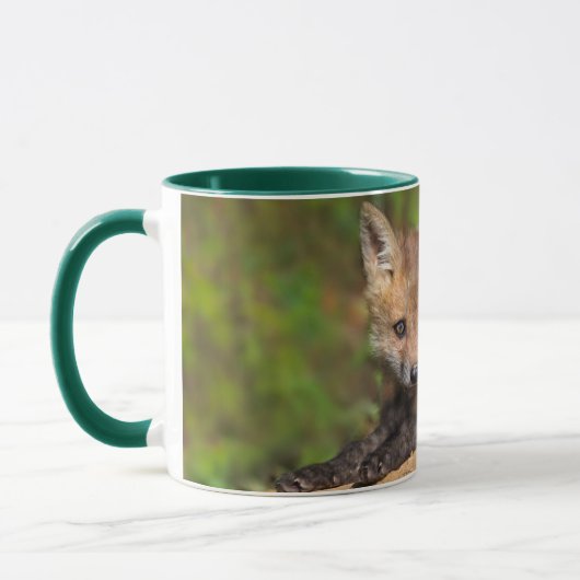 Niedliche Kleintiere | Red Fox Pup Tasse (Links)