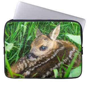 Niedliche Kleintiere Roe Deer Baby Laptopschutzhülle