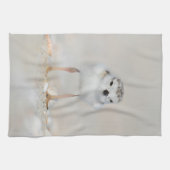 Niedliche Kleintiere | Rohrleitungs-Küken Geschirrtuch (Horizontal)