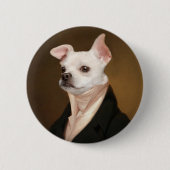 Niedliche Kleintiere | Royal Chihuahua Portrait Button (Vorderseite)