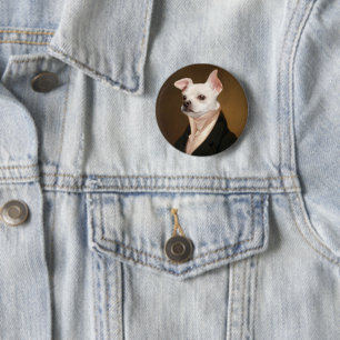 Niedliche Kleintiere   Royal Chihuahua Portrait Button