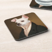 Niedliche Kleintiere | Royal Chihuahua Portrait Getränkeuntersetzer (Linke Seite)