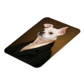 Niedliche Kleintiere | Royal Chihuahua Portrait Magnet (Linke Seite)
