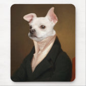 Niedliche Kleintiere | Royal Chihuahua Portrait Mousepad (Vorne)