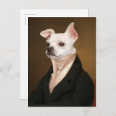 Niedliche Kleintiere | Royal Chihuahua Portrait Postkarte (Vorne/Hinten)