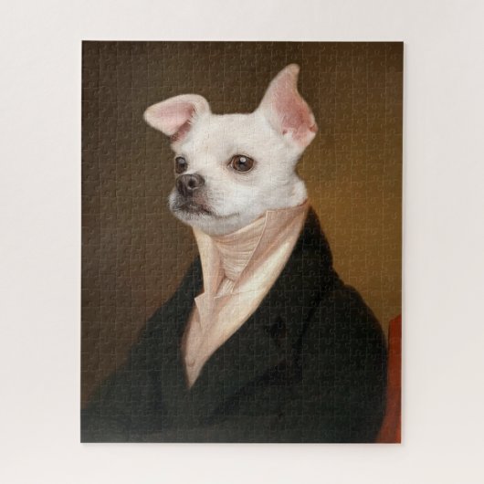 Niedliche Kleintiere | Royal Chihuahua Portrait Puzzle (Vertikal)