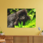 Niedliche Kleintiere | Säugling Gorilla Leinwanddruck (Insitu (Wohnzimmer))