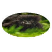 Niedliche Kleintiere | Säugling Gorilla Schneidebrett (Ecke)