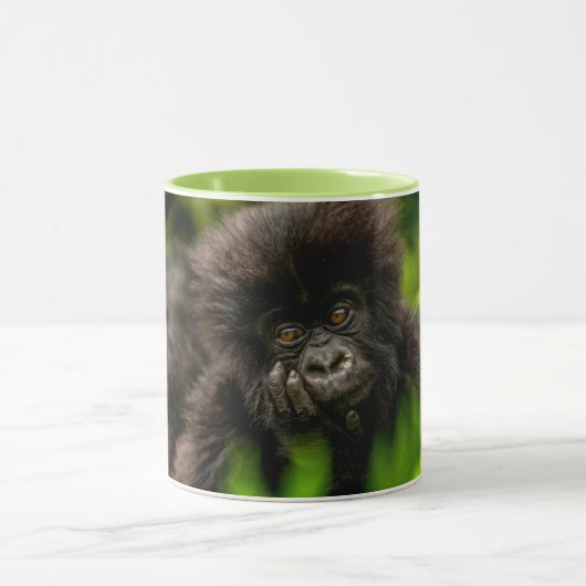 Niedliche Kleintiere | Säugling Gorilla Tasse (Zentrum)