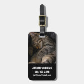 Niedliche Kleintiere | Schlaftablett Gepäckanhänger (Vorderseite vertikal)