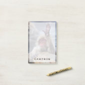 Niedliche Kleintiere | Schneeaffe Post-it Klebezettel (Auf Schreibtisch)