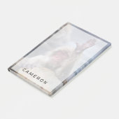 Niedliche Kleintiere | Schneeaffe Post-it Klebezettel (angewinkelt)