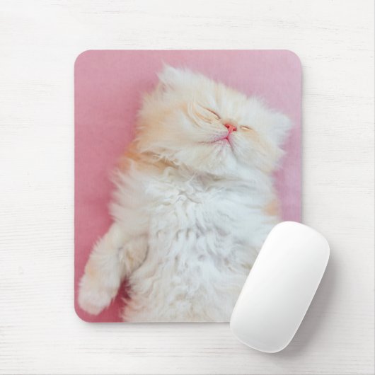 Niedliche Kleintiere | Schönes Kittenschlafen Mousepad (Mit Mouse)