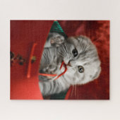 Niedliche Kleintiere | Scottish Fold Kitten Puzzle (Horizontal)