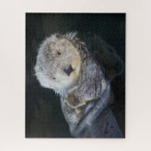 Niedliche Kleintiere | Sea Otter Floating Puzzle (Vertikal)