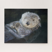 Niedliche Kleintiere | Sea Otter Floating Puzzle (Horizontal)