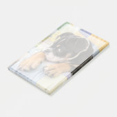 Niedliche Kleintiere | Shi Old English Bulldog Post-it Klebezettel (angewinkelt)