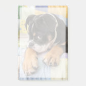 Niedliche Kleintiere | Shi Old English Bulldog Post-it Klebezettel (Vorderseite)