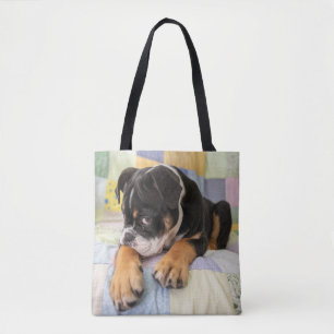 Niedliche Kleintiere Shi Old English Bulldog Tasche