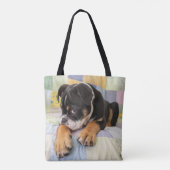 Niedliche Kleintiere | Shi Old English Bulldog Tasche (Rückseite)