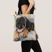 Niedliche Kleintiere | Shi Old English Bulldog Tasche (Von Nahem)