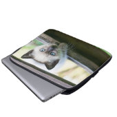 Niedliche Kleintiere | Siamese Kitten 2 Laptopschutzhülle (Vorne Knopf)