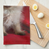 Niedliche Kleintiere | Siamese Kitten Geschirrtuch (Viertel Falte)