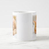 Niedliche Kleintiere | Sleeping Ginger Cat Jumbo-Tasse (Vorderseite)