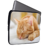 Niedliche Kleintiere | Sleeping Ginger Cat Laptopschutzhülle (Vorne Rechts)